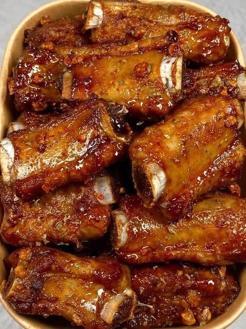 Sticky Honey Garlic Ribs – Fall-Off-The-Bone Tender!